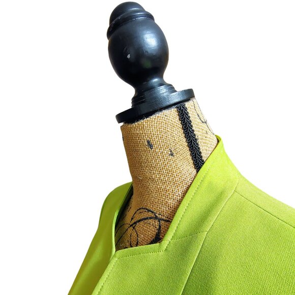 Evan-Picone Black Label Kiwi Crepe Blazer Jacket 6 NWT - Picture 9 of 11